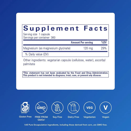 Calm Night Magnesium Glycinate Capsules