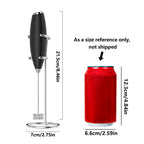 Kitchen Powerful Milk Frother Wand Handheld Battery Operated Drink Mixer for Coffee, Lattes, Cappuccino, Matcha Gift Idea